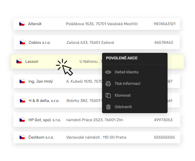 Kontextové menu